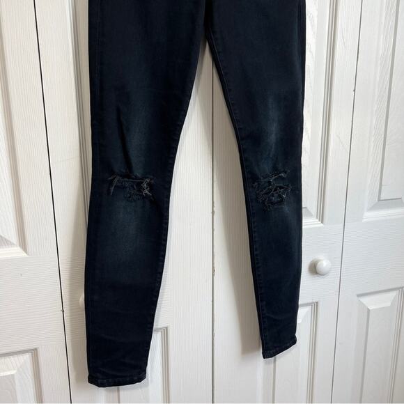 Frame Le High Distressed Skinny Jeans In Portofino Sz 25 - Picture 9 of 9